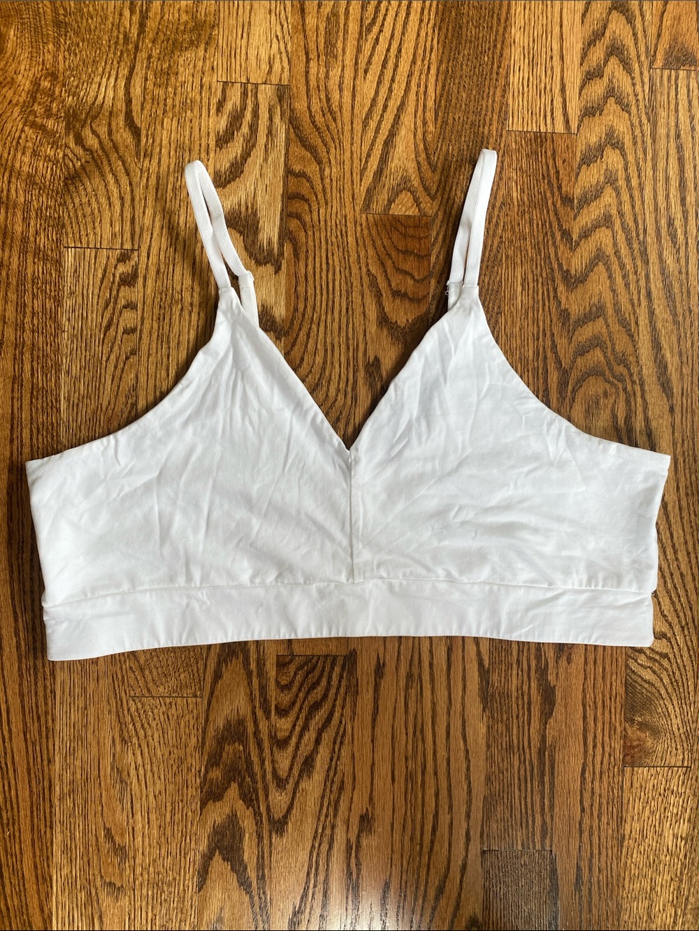 Pact white Women's Everyday Classic T-Shirt Bra Made With Organic Cotton